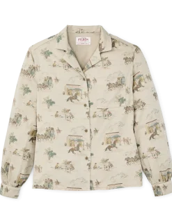 Women's Long Sleeve Twill Camp Shirt