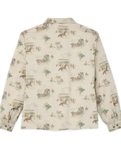 Women's Long Sleeve Twill Camp Shirt
