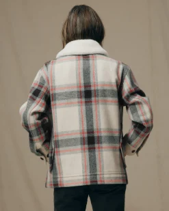 Women's Mackinaw Wool Shearling Cruiser Jacket