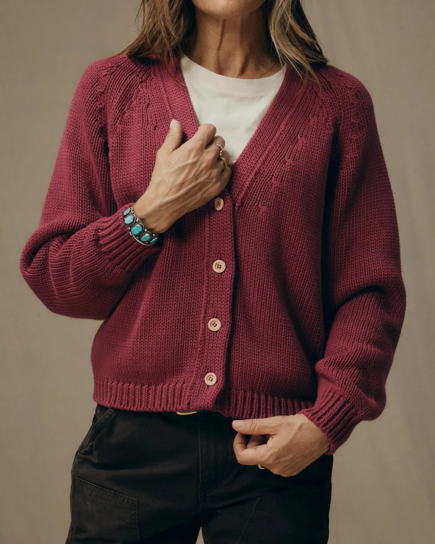 Women's Rustic Cotton Cardigan