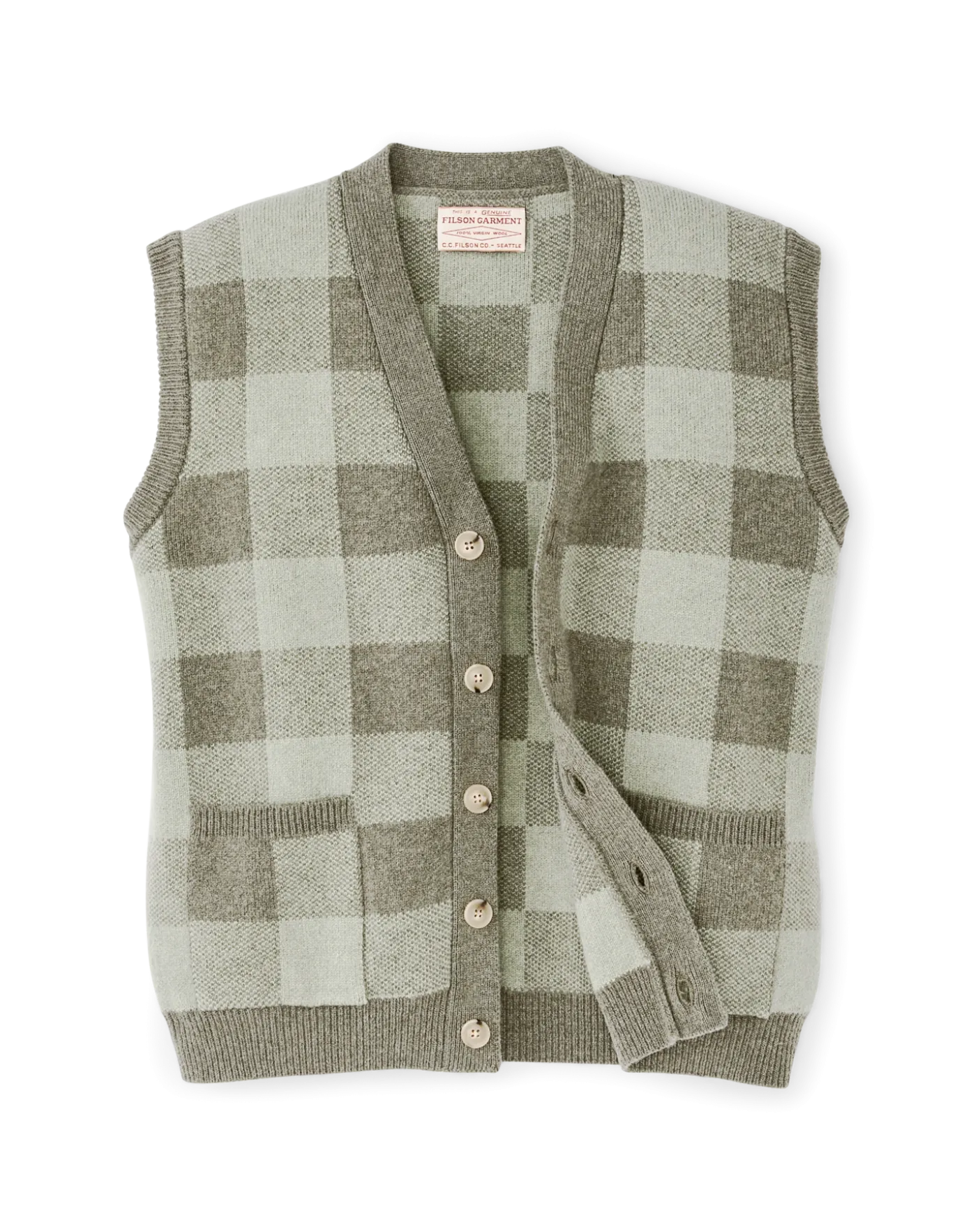 Women's Wool Cardigan Vest