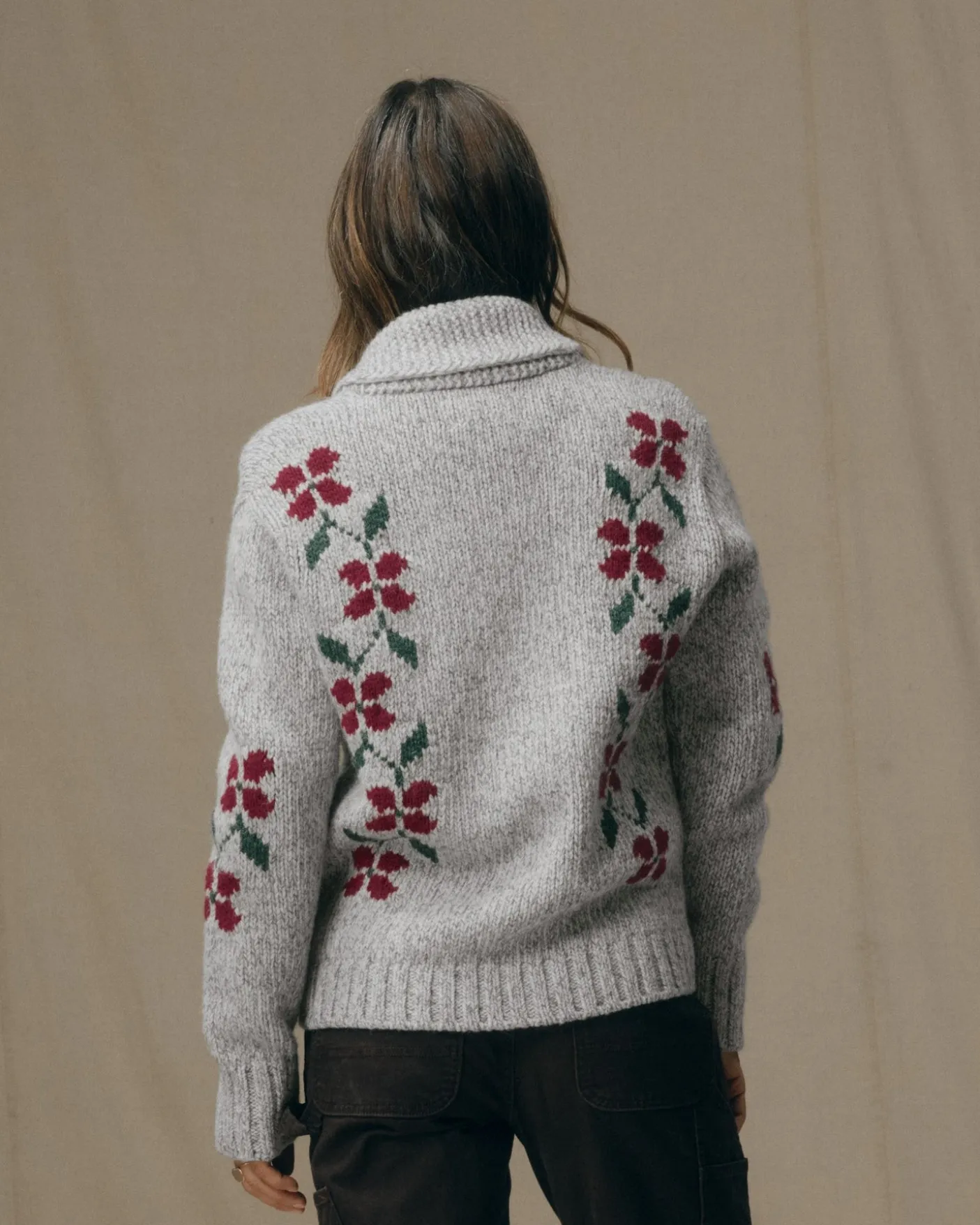 Women's Zippered Wool Sweater