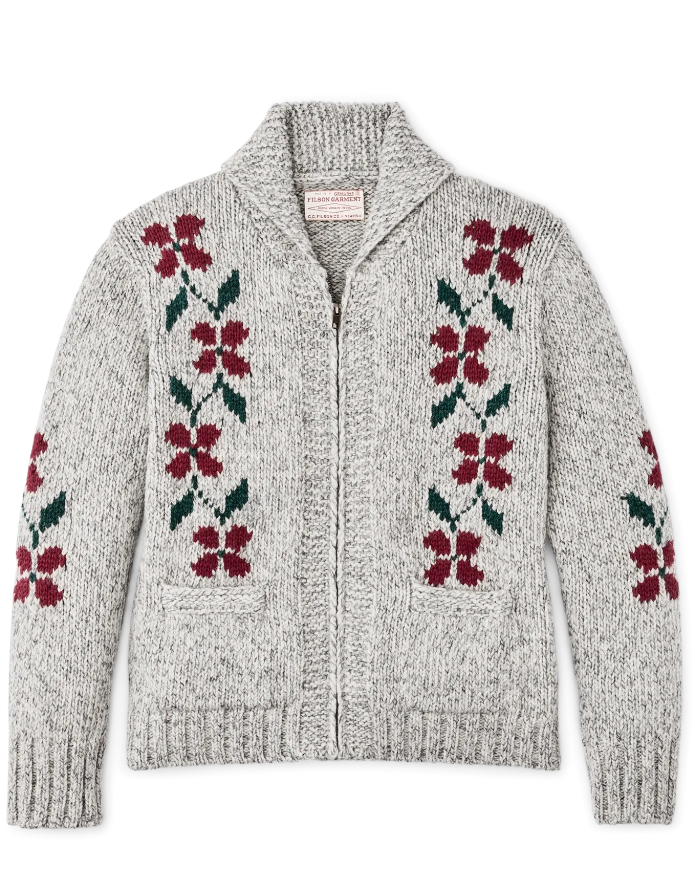 Women's Zippered Wool Sweater