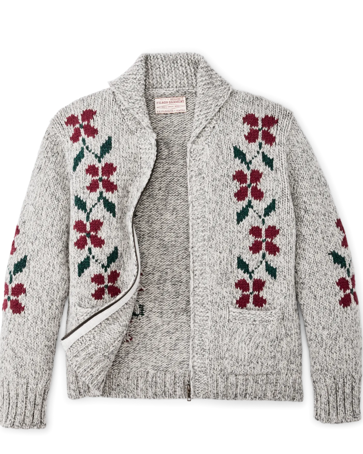 Women's Zippered Wool Sweater