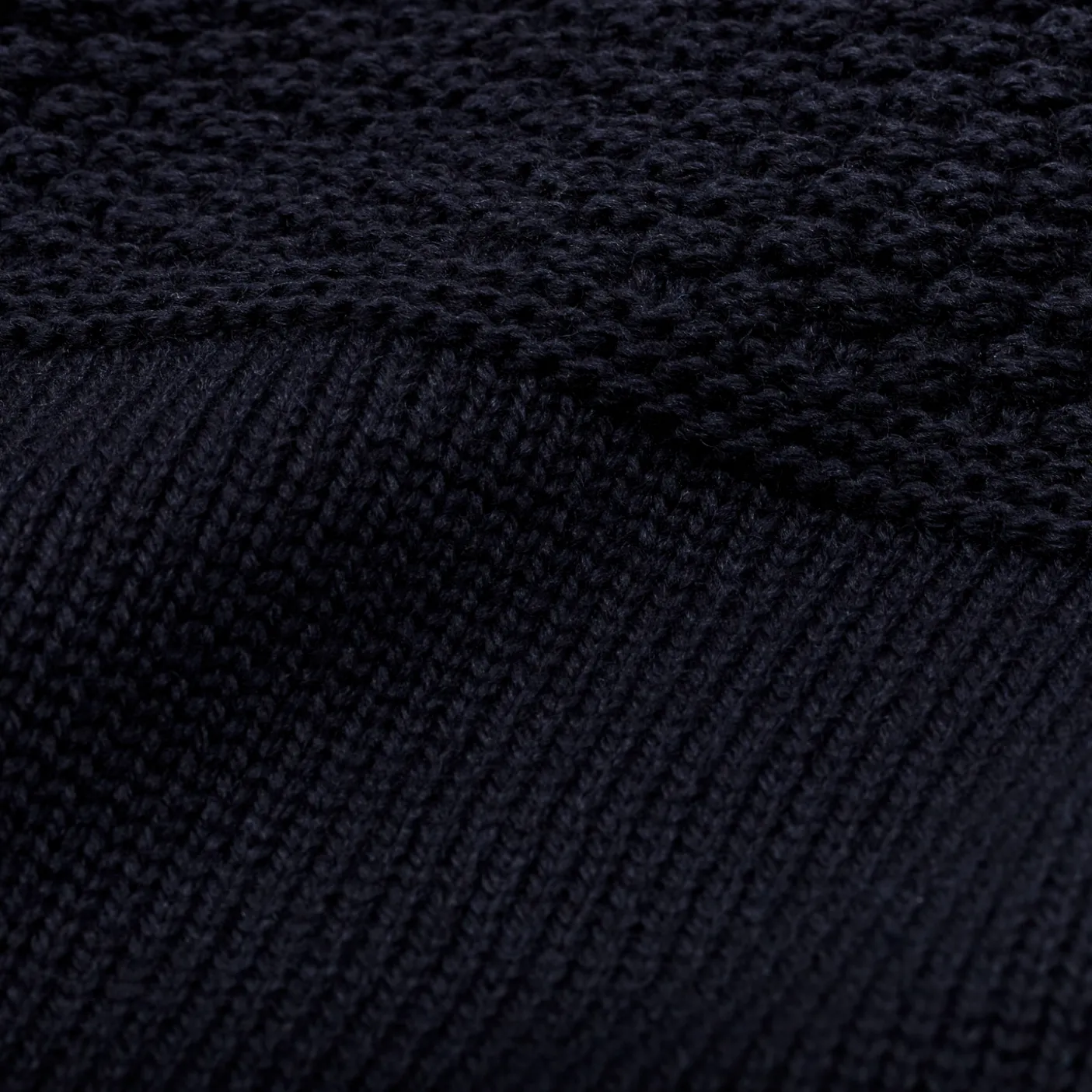 Wool Roll Neck Fisherman's Sweater